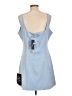 Lulus Solid Blue Casual Dress Size L - photo 2