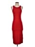 Express Solid Red Casual Dress Size S - photo 1