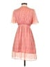 BCBGeneration 100% Polyester Hearts Orange Cocktail Dress Size S - photo 2
