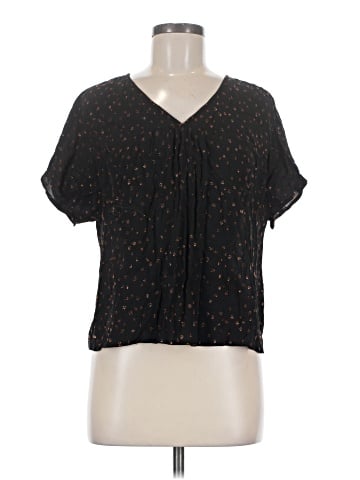 Madewell Rhyme Top in Metallic Dot (view 1)