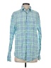 Vineyard Vines 100% Linen Plaid Green Long Sleeve Button-Down Shirt Size S - photo 1