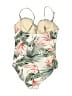 Kona Sol Tropical Ivory One Piece Swimsuit Size L - photo 2