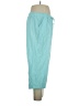 Basic Editions 100% Cotton Solid Teal Casual Pants Size XL - photo 4
