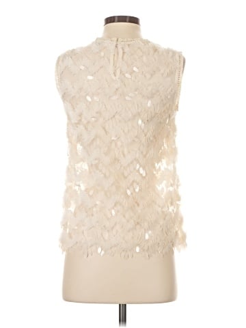 Blue Tassel Sleeveless Blouse (view 2)