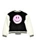 Justice 100% Polyester Graphic White Jacket Size 10 - photo 2