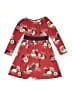 Tea 100% Cotton Print Red Dress Size 7 - photo 1