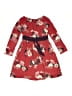 Tea 100% Cotton Print Red Dress Size 7 - photo 2