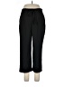 DR2 100% Polyester Solid Black Casual Pants Size L - photo 1