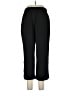 DR2 100% Polyester Solid Black Casual Pants Size L - photo 2