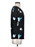 Worthington Floral Black Short Sleeve T-Shirt Size S - photo 4