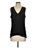 XCVI Black Sleeveless T-Shirt Size S - photo 1
