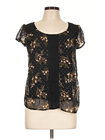 LC Lauren Conrad Short Sleeve Blouse (view 1)