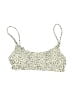 Xhilaration Animal Print Ivory Swimsuit Top Size XS - photo 1