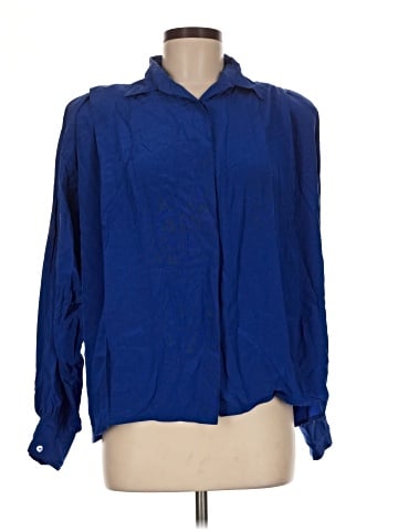 Omanti Long Sleeve Silk Top (view 1)