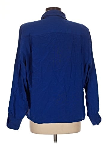 Omanti Long Sleeve Silk Top (view 2)