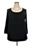 Jaclyn Smith 100% Rayon Black 3/4 Sleeve Top Size XXL - photo 1