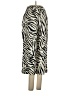 Stradivarius Animal Print Ivory Casual Pants Size S - photo 1