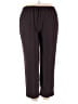 Koret 100% Polyester Solid Burgundy Casual Pants Size 20 - photo 2