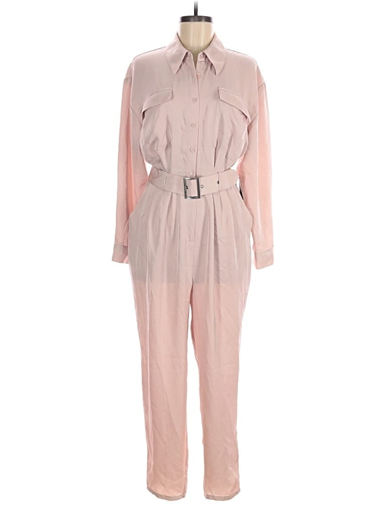 Express Jumpsuit In Pink