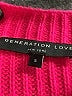 Generation Love Pink Pullover Sweater Size S - photo 7