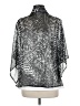 Blair 100% Polyester Silver Kimono Size M - photo 2