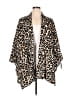 Natori 100% Polyester Animal Print Ivory Coat Size XL - photo 1