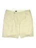 J.Crew Solid Ivory Tan Khaki Shorts Size 16 - photo 1