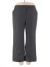 Daisy Fuentes Houndstooth Gray Dress Pants Size 18 - photo 1