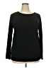 DKNY Black Long Sleeve Top Size 2X - photo 1