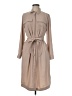 Nine West 100% Polyester Tan Casual Dress Size M - photo 1