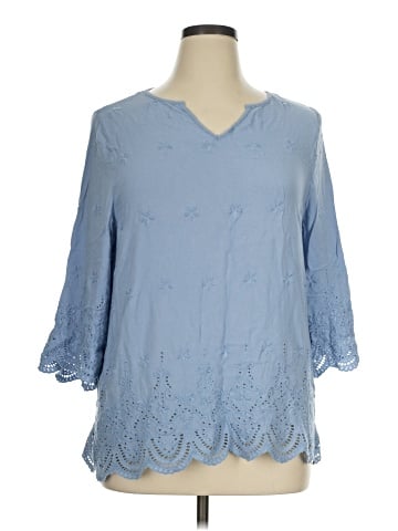 Liv 3/4 Sleeve Blouse (view 1)
