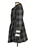 Ryu 100% Polyester Houndstooth Black Coat Size S - photo 5