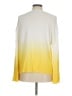 Peace Love World Ombre Yellow Pullover Sweater Size M - photo 2