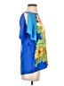 Tibi Blue Short Sleeve Blouse Size XS - photo 4