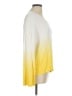 Peace Love World Ombre Yellow Pullover Sweater Size M - photo 4