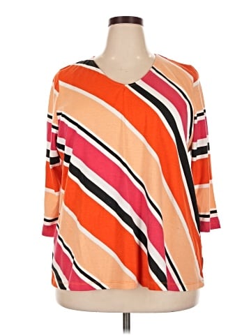 Roaman's 3/4 Sleeve Blouse (view 1)