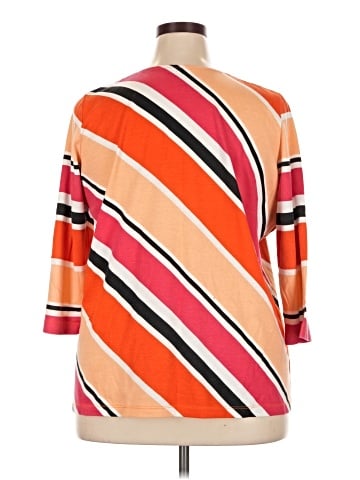 Roaman's 3/4 Sleeve Blouse (view 2)
