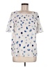 CeCe Ivory Short Sleeve Blouse Size M - photo 1