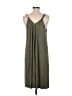 Boston Proper Solid Green Casual Dress Size M - photo 2
