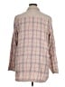 J.Jill 100% Cotton Plaid Tan Long Sleeve Button-Down Shirt Size XL - photo 2