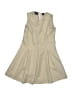 IZOD 100% Polyester Solid Tan Dress Size 8 - photo 1