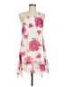 Peach Royal 100% Polyester Floral Ivory Cocktail Dress Size M - photo 1