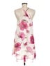 Peach Royal 100% Polyester Floral Ivory Cocktail Dress Size M - photo 2