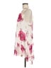 Peach Royal 100% Polyester Floral Ivory Cocktail Dress Size M - photo 5