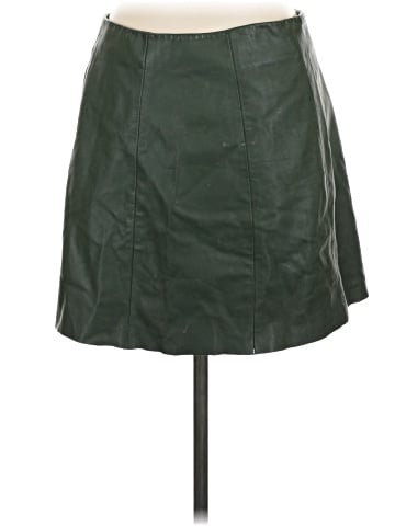 Veda Leather Skirt (view 2)