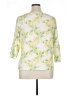 Talbots 100% Cotton Yellow 3/4 Sleeve Blouse Size 1X - photo 2