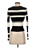 Forever 21 Stripes Black Turtleneck Sweater Size S - photo 2