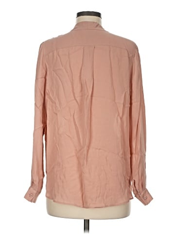 Mason Long Sleeve Silk Top (view 2)