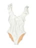 J.Crew Solid Ivory One Piece Swimsuit Size 11 - photo 1
