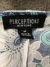 Perceptions Print Blue Casual Dress Size M - photo 7